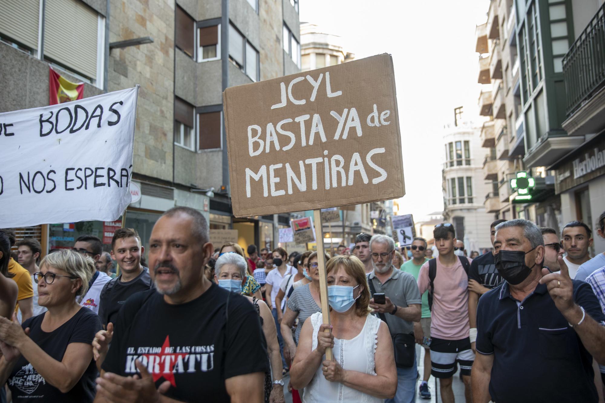 Manifestación Zamora Incendios forestales 28-07-2022 - 13